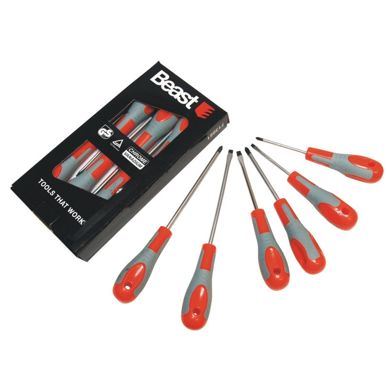 Schraubendreher Set 6-tlg – Präzisions Schraubenzieher für Werkstatt & Haushalt