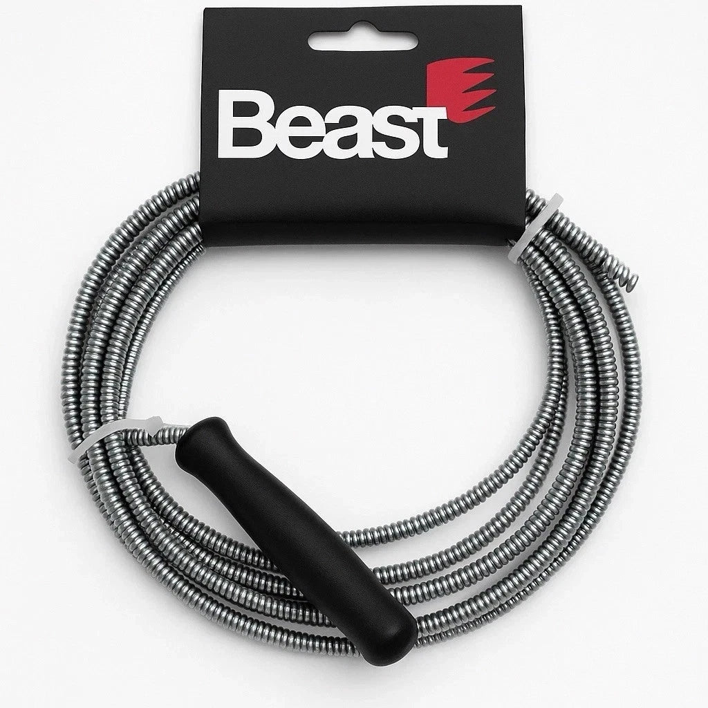 Rohrreinigungsspirale 1,7m / 3m / 6m × 5mm – Federstahl Abflussreiniger