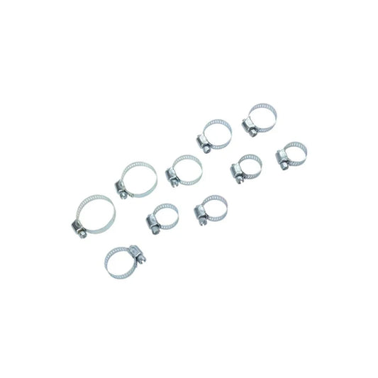 Schlauchschellen Set 10tlg | Schlauchklemmen verschiedene Größen Metall