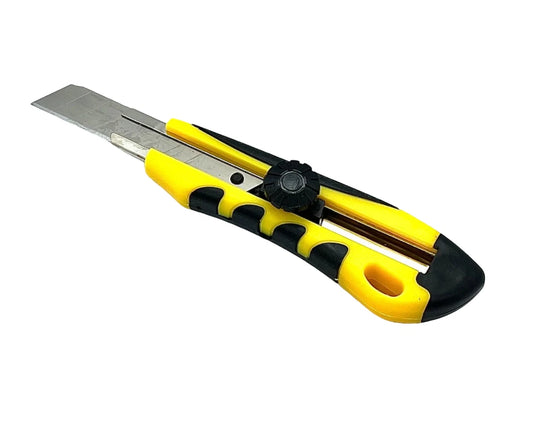 Tapetenmesser 18mm | Profi Cutter Abbrechklinge TPR Griff Schneidermesser